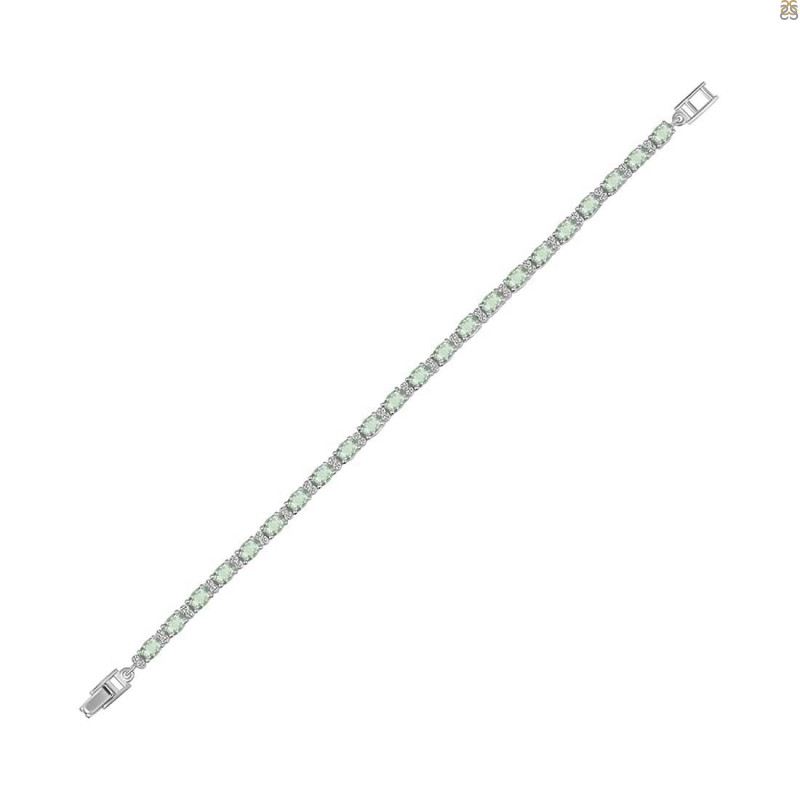 Green Amethyst Bracelet
