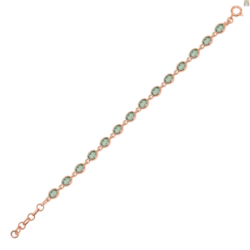 Green Amethyst Bracelet GRA-RDB-113-CUT.