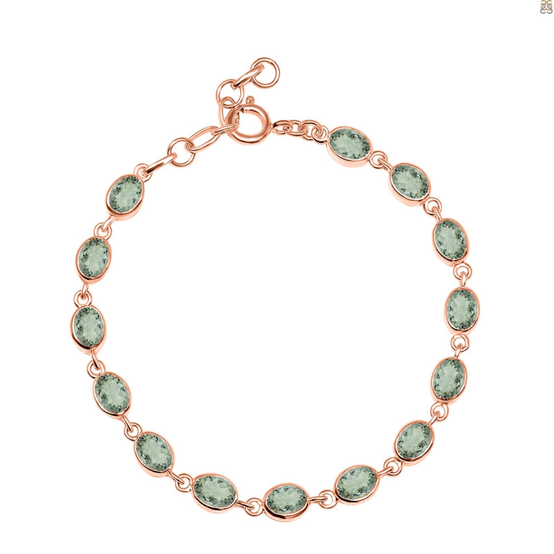 Green Amethyst Bracelet GRA-RDB-113-CUT.