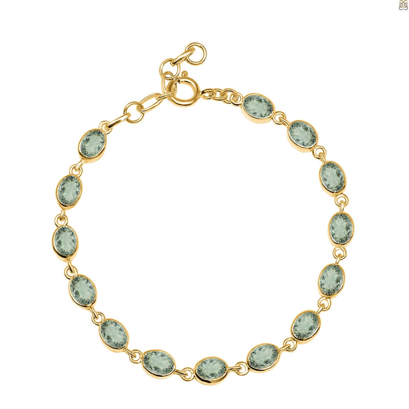 Green Amethyst Bracelet GRA-RDB-113-CUT.