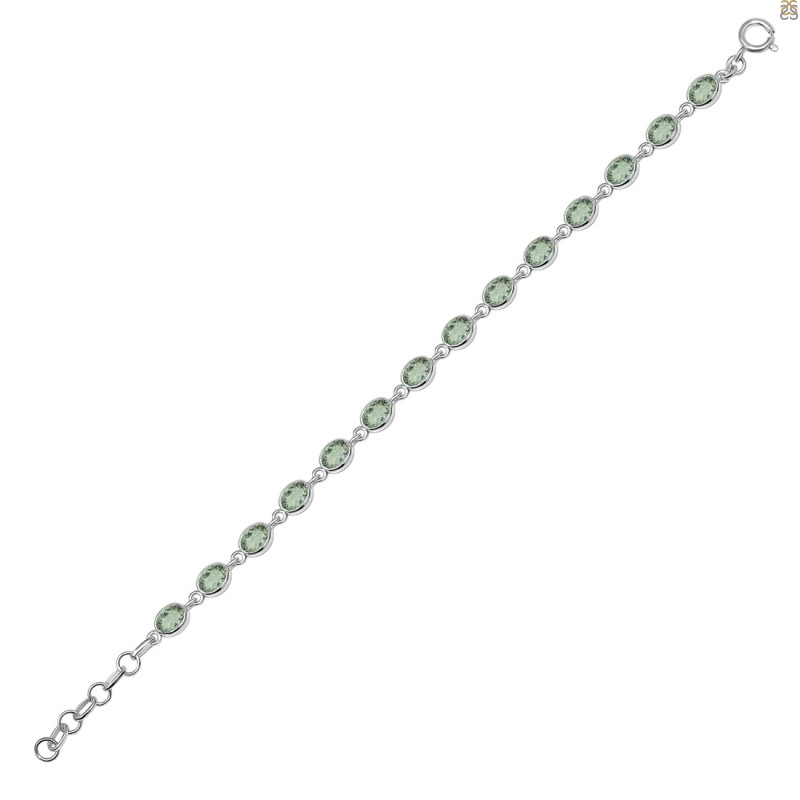 Green Amethyst Bracelet