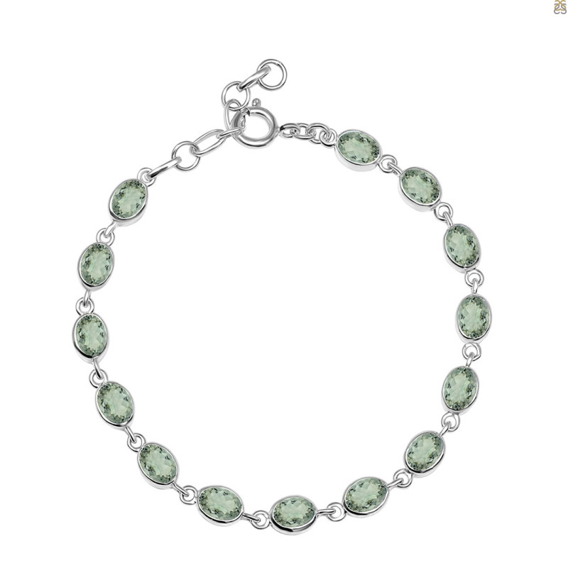 Green Amethyst Bracelet GRA-RDB-113-CUT.