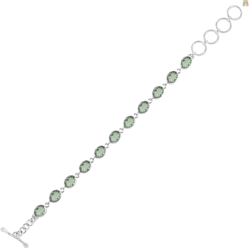 Green Amethyst Bracelet
