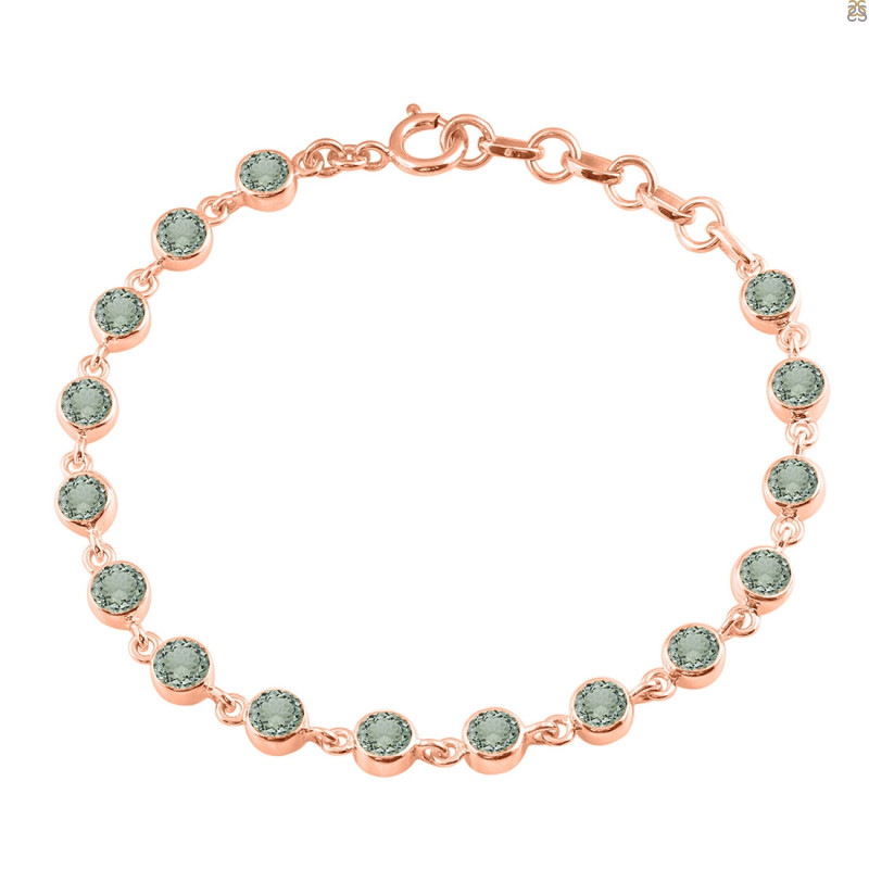 Green Amethyst Bracelet GRA-RDB-118-CUT.