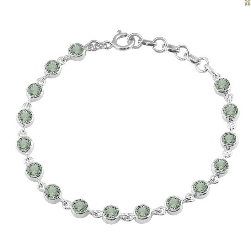 Green Amethyst Bracelet GRA-RDB-118-CUT.