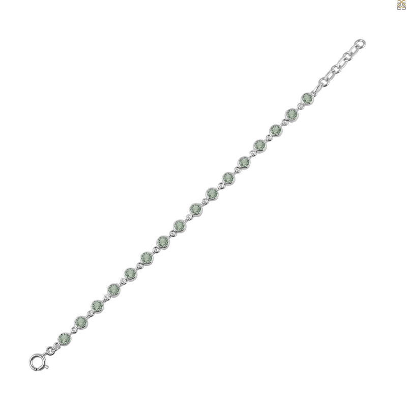Green Amethyst Bracelet