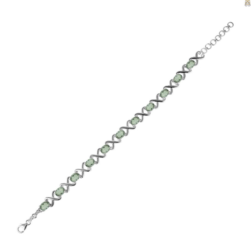 Green Amethyst Bracelet