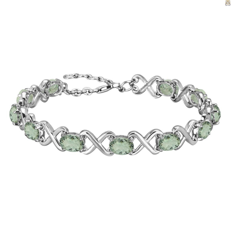 Green Amethyst Bracelet GRA-RDB-1-A.