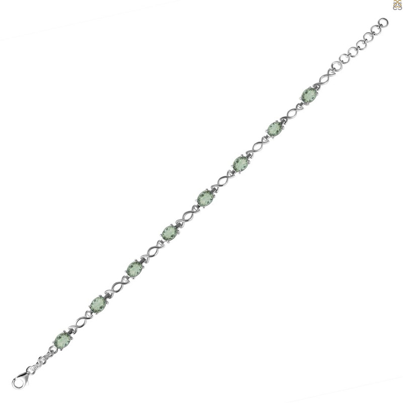 Green Amethyst Bracelet