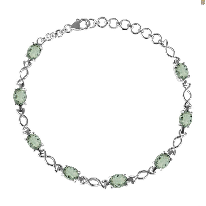 Green Amethyst Bracelet GRA-RDB-3-A.