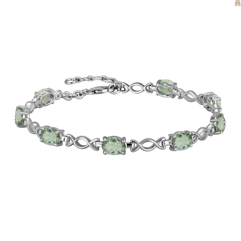 Green Amethyst Bracelet GRA-RDB-3-A.