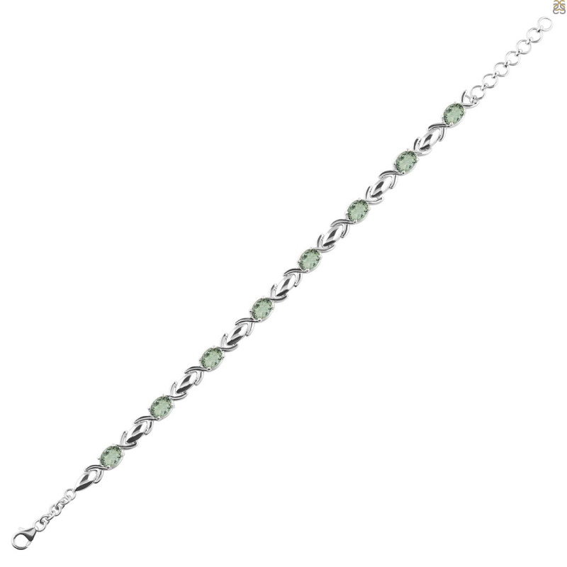 Green Amethyst Bracelet