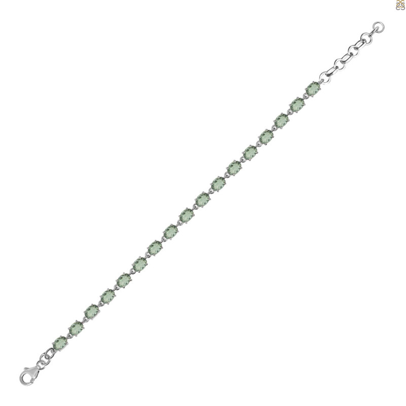 Green Amethyst Bracelet