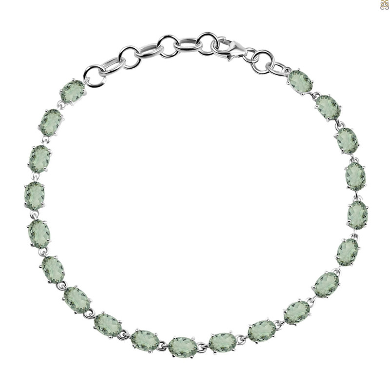 Green Amethyst Bracelet GRA-RDB-71-CUT.