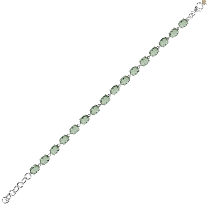 Green Amethyst Bracelet