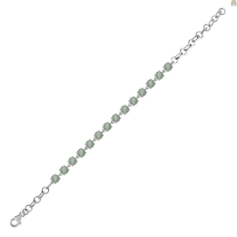 Green Amethyst Bracelet