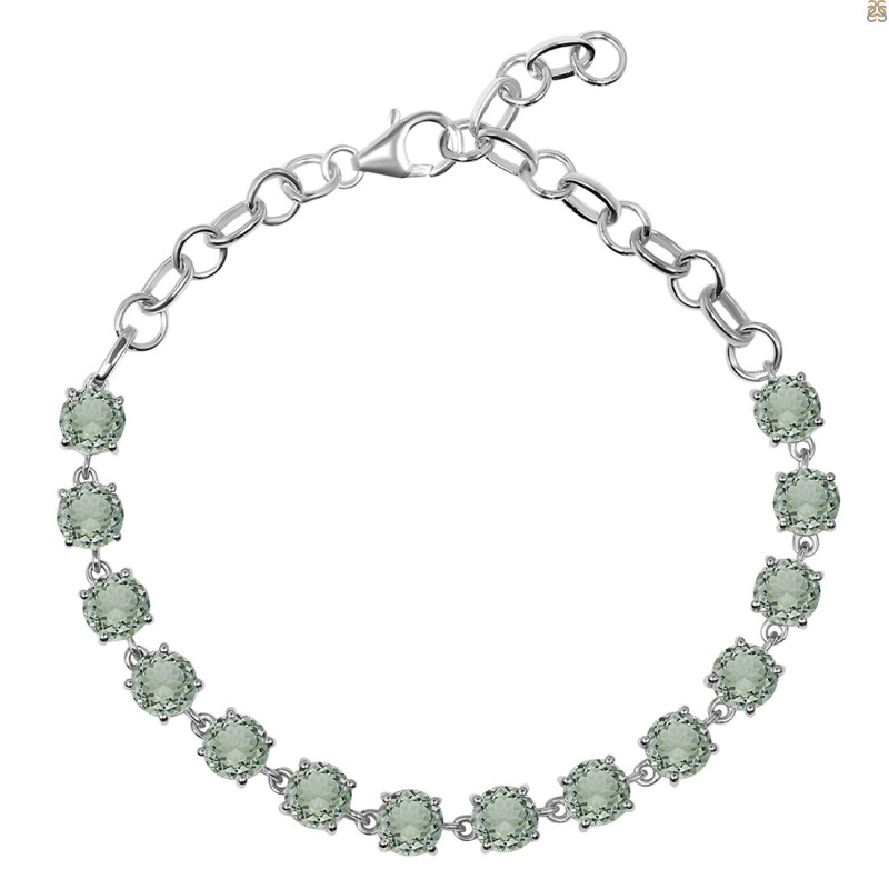 Green Amethyst Bracelet GRA-RDB-73-CUT.