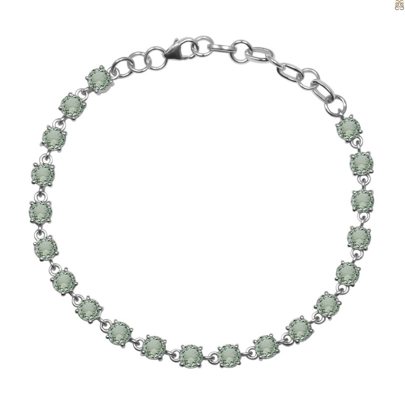 Green Amethyst Bracelet GRA-RDB-74-CUT.