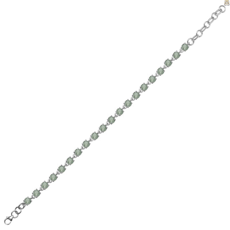 Green Amethyst Bracelet