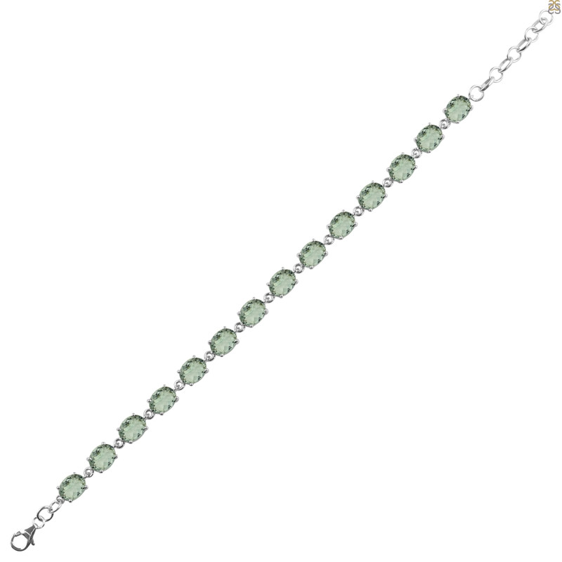 Green Amethyst Bracelet