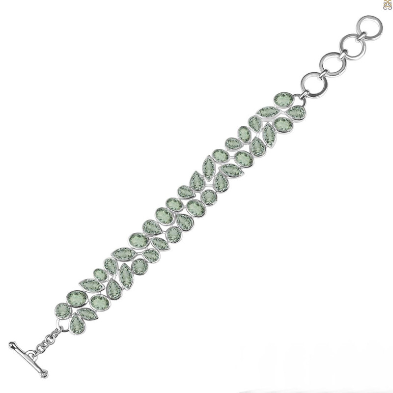 Green Amethyst Bracelet
