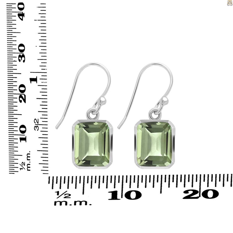 Green Amethyst Earring GRA-RDE-1250.