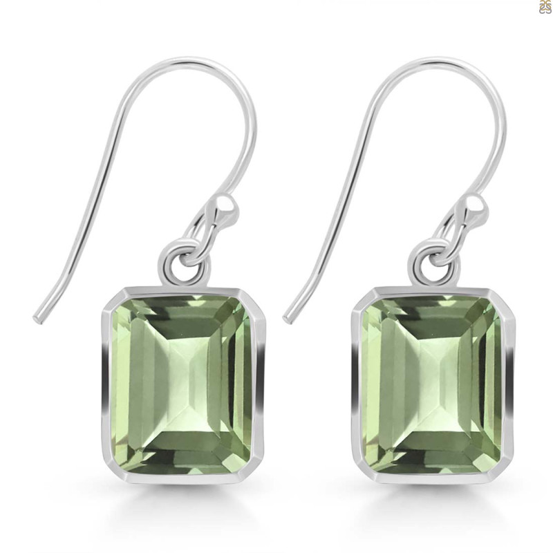 Green Amethyst Earring GRA-RDE-1250.