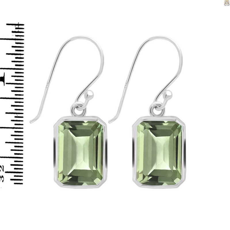 Green Amethyst Earring GRA-RDE-1251.
