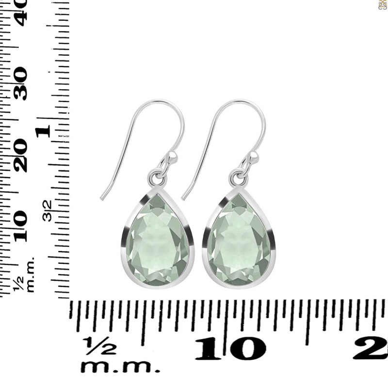 Green Amethyst Earring GRA-RDE-1252.