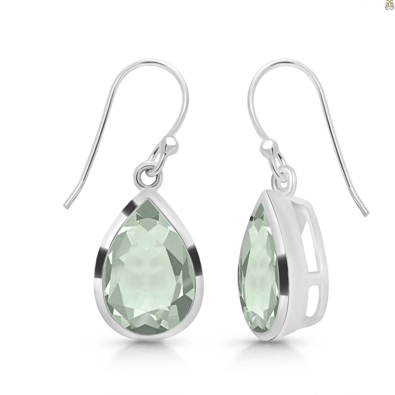 Green Amethyst Earring