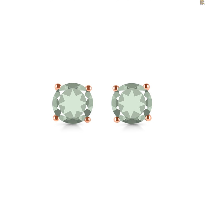 Green Amethyst Stud Earring GRA-RDE-1349.