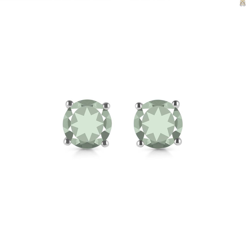 Green Amethyst Stud Earring GRA-RDE-1349.