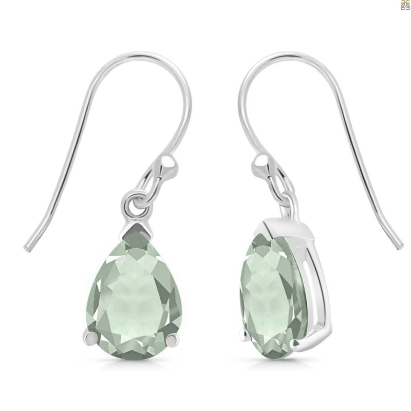 Green Amethyst Earring