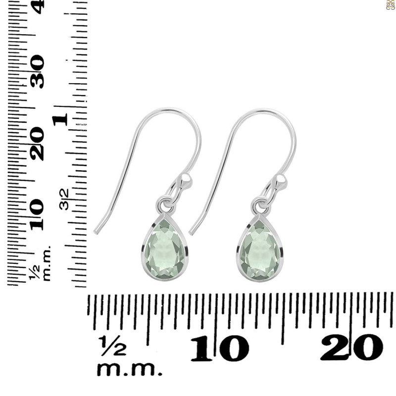 Green Amethyst Earring GRA-RDE-679.