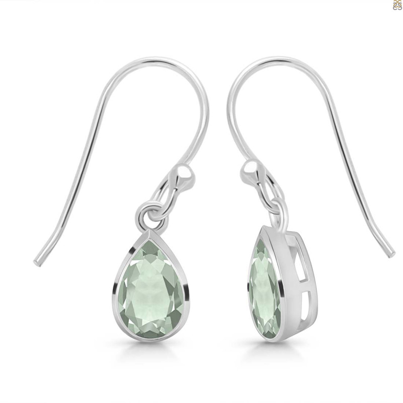 Green Amethyst Earring