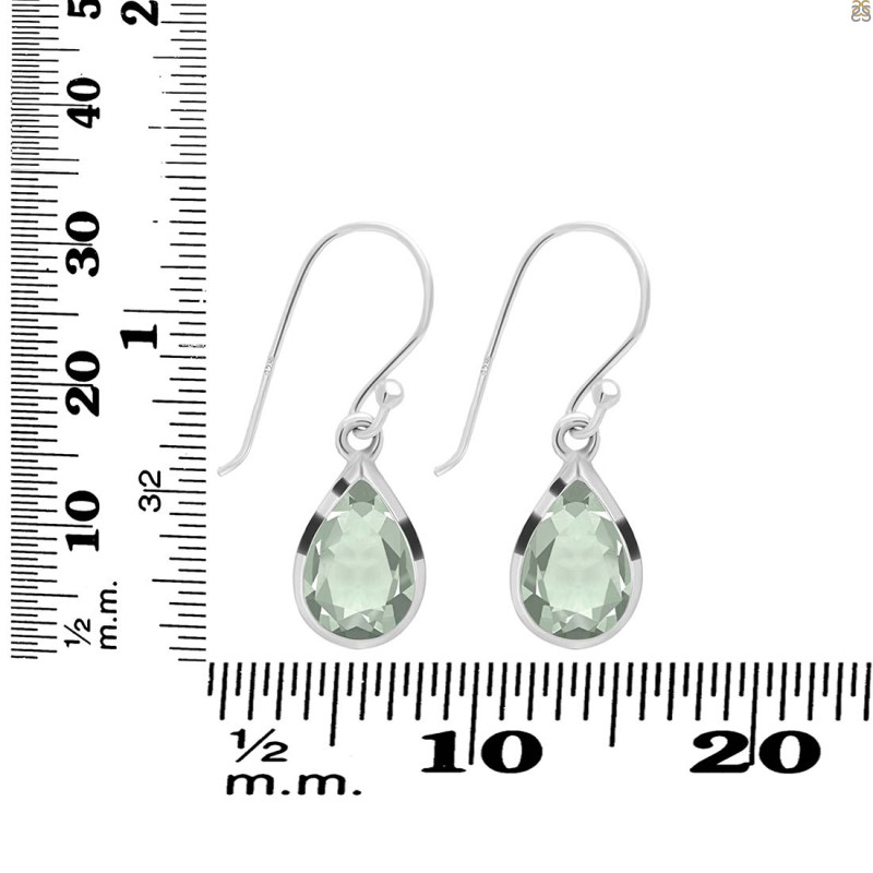 Green Amethyst Earring GRA-RDE-707.
