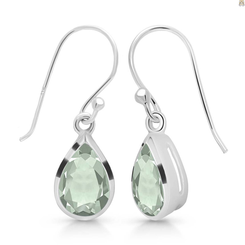 Green Amethyst Earring