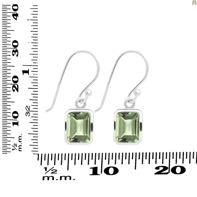 Green Amethyst Earring GRA-RDE-712.