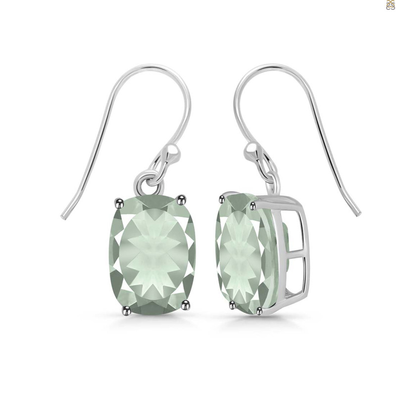 Green Amethyst Earring