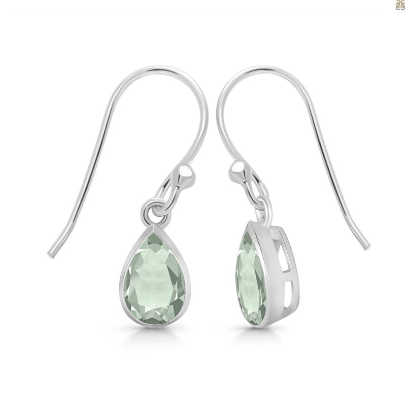 Green Amethyst Earring