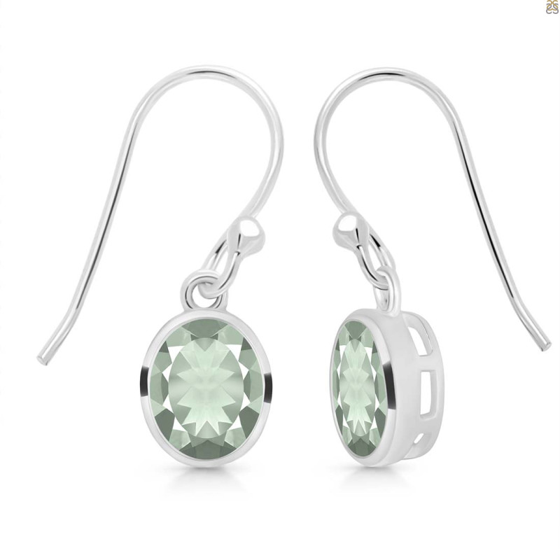 Green Amethyst Earring