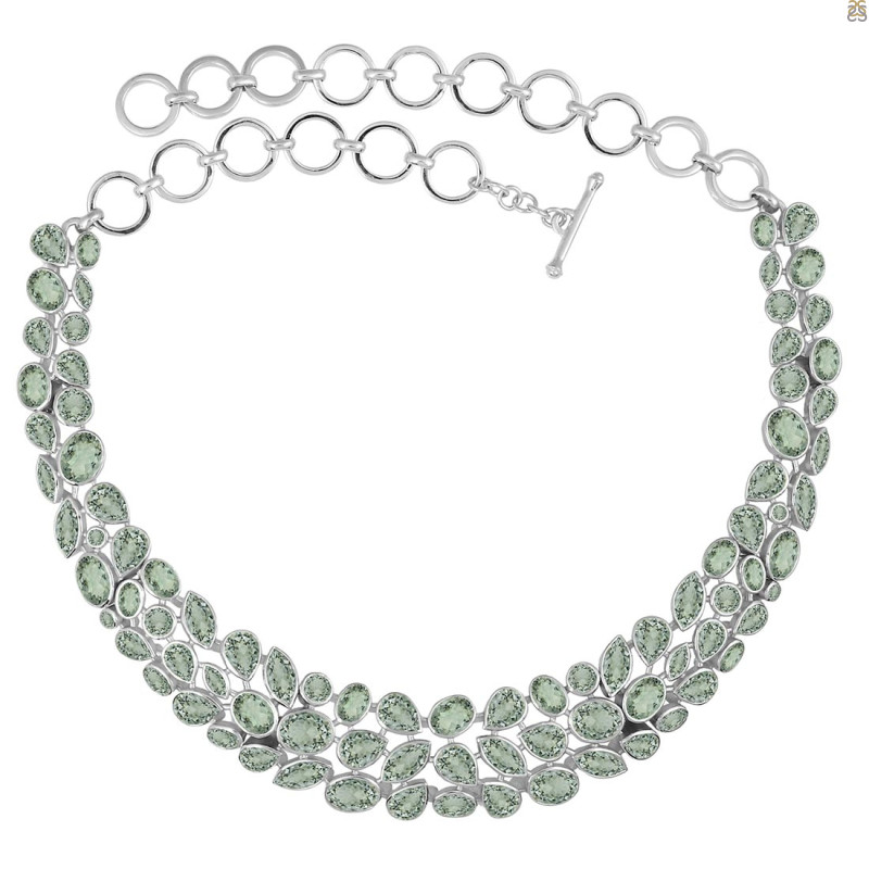 Green Amethyst Necklace