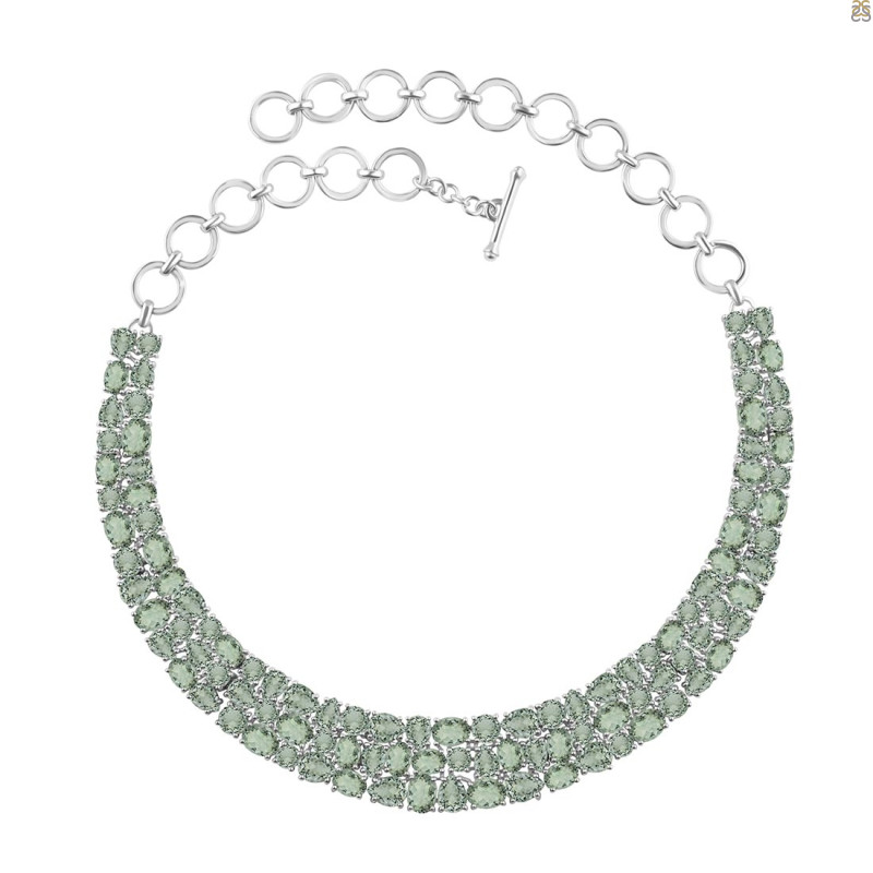 Green Amethyst Necklace