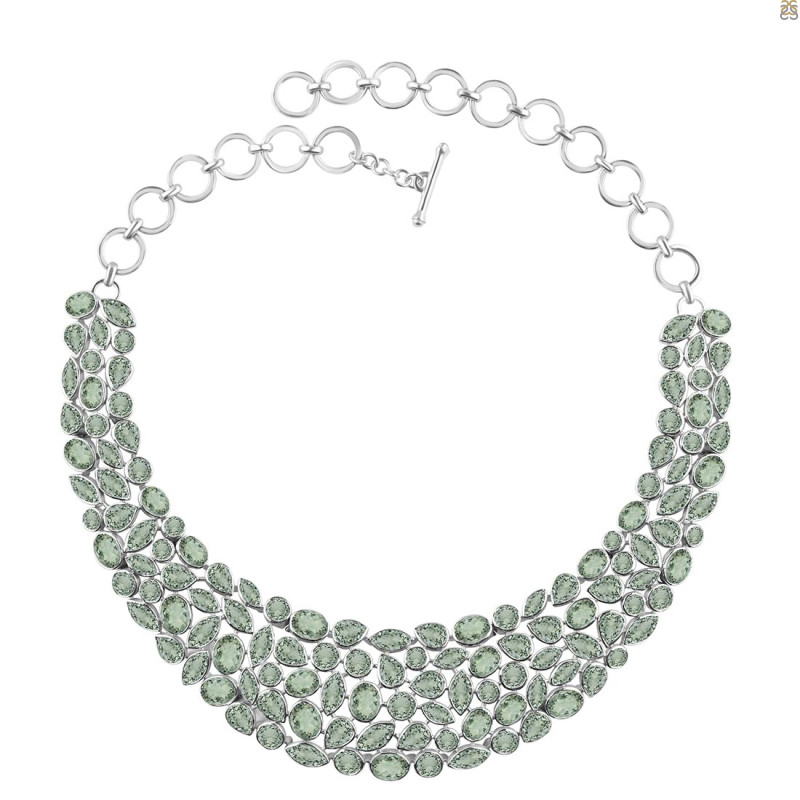 Green Amethyst Necklace