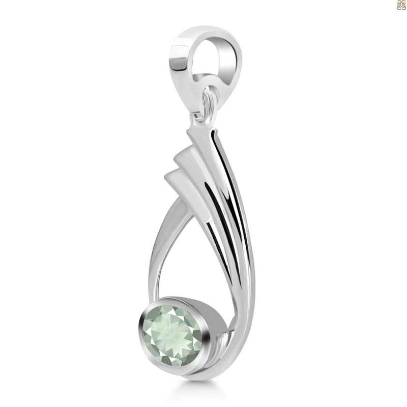 Green Amethyst Pendant