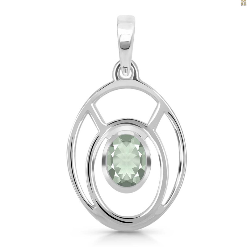 Green Amethyst Pendant GRA-RDP-139.