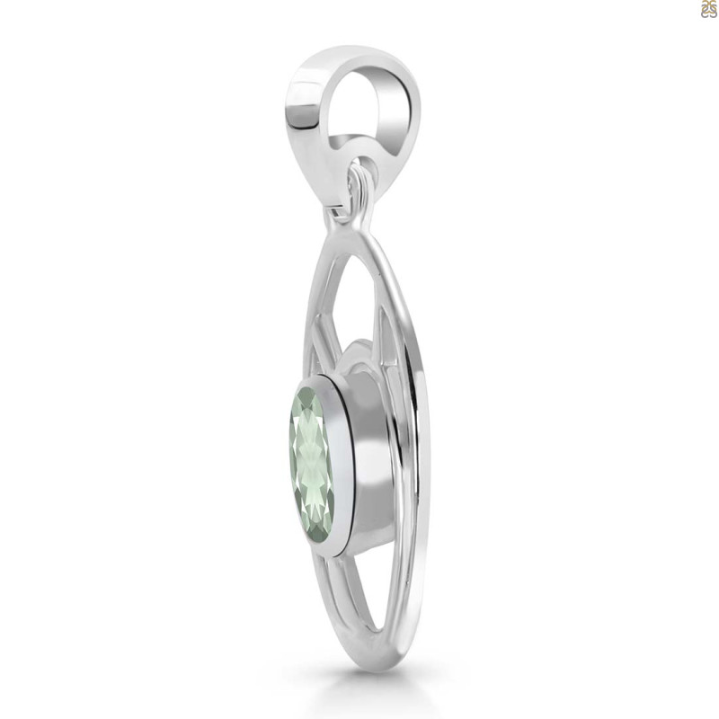 Green Amethyst Pendant