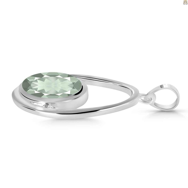 Green Amethyst Pendant