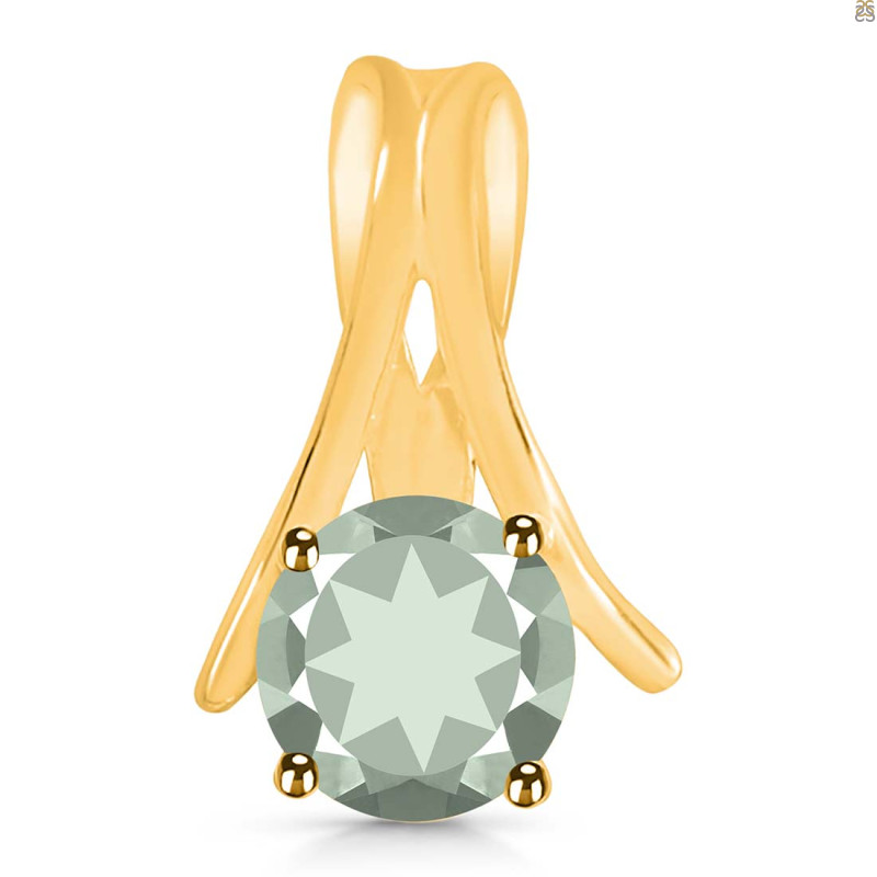 Green Amethyst Pendant GRA-RDP-213.
