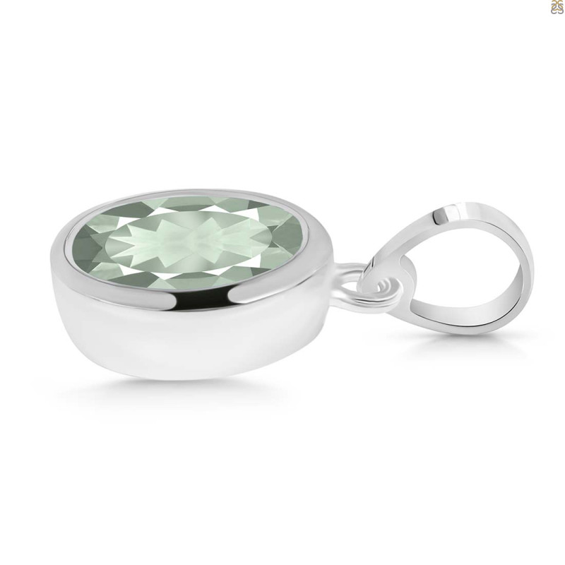 Green Amethyst Pendant